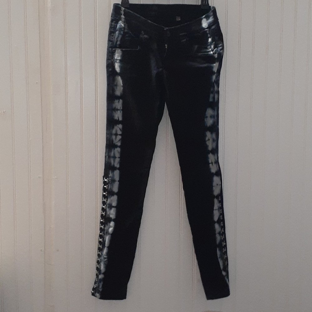 BeBe Embellished corset clasped Jeans